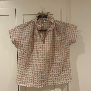 Never a Wallflower Vicki Plaid Blouse